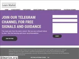 Sites similar to learnmarket.in