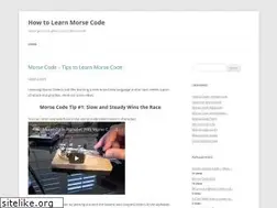 Sites similar to learnmorsecode.info