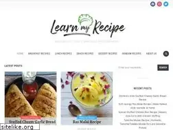 Sites similar to learnmyrecipe.com