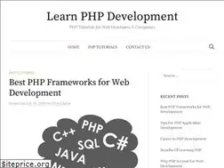 Sites similar to learnphp.org