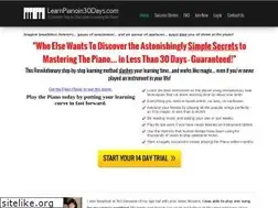 Sites similar to learnpianoin30days.com