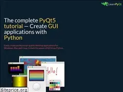 Sites similar to learnpyqt.com