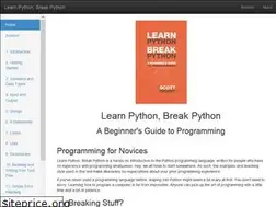 Sites similar to learnpythonbreakpython.com