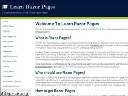 Sites similar to learnrazorpages.com