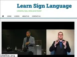 Sites similar to learnsignlanguage.com
