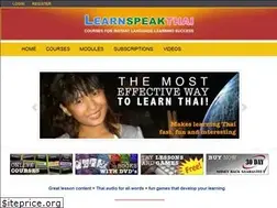 Sites similar to learnspeakthai.com
