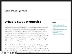 Sites similar to learnstagehypnosis.com