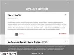 Sites similar to learnsystemdesign.blogspot.com