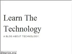 Sites similar to learnthetechnology.com