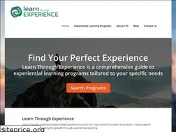 Sites similar to learnthroughexperience.org