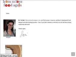 Sites similar to learntolovefoodagain.com
