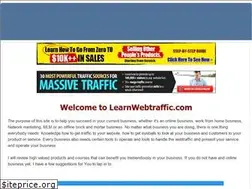 Sites similar to learnwebtraffic.com