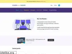Sites similar to learnwithparam.com