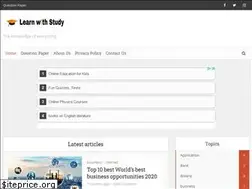 Sites similar to learnwithstudy.com