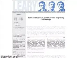 Sites similar to leary.ru