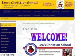 Sites similar to leaschristianschool.org