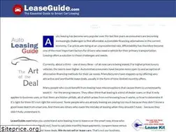 Sites similar to leaseguide.com