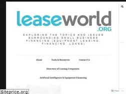 Sites similar to leaseworld.org