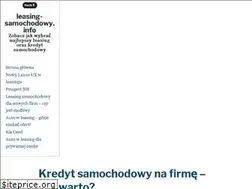 Sites similar to leasing-samochodowy.info