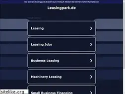 Sites similar to leasingpark.de