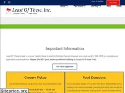 Sites similar to leastofthesefoodpantry.org