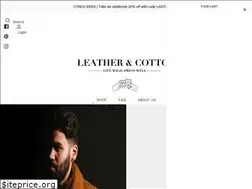 Sites similar to leatherandcotton.com