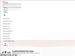 Sites similar to leatherbodyharness.etsy.com