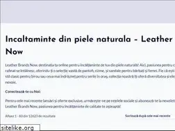 Sites similar to leatherbrandsnow.ro