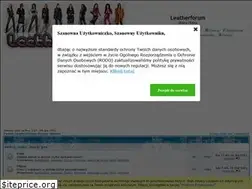 Sites similar to leatherforum.fora.pl