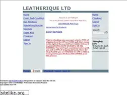 Sites similar to leatherique.org