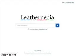 Sites similar to leatherpedia.org
