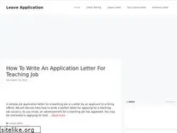 Sites similar to leaveapplication.co
