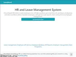 Sites similar to leaveboard.com