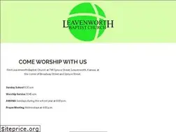 Sites similar to leavenworthbaptist.org