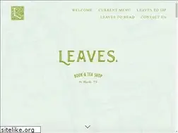 Sites similar to leavesbookandteashop.com