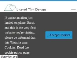 Sites similar to leavethedream.com