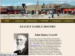 Sites similar to leavittfamilyhistory.com