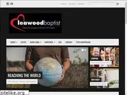 Sites similar to leawoodbaptist.org