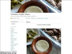 Sites similar to lebanesegarlicsauce.com