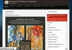 Sites similar to lebanonconsulatela.org