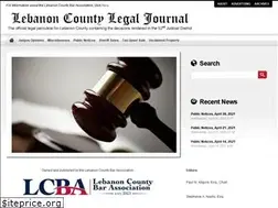 Sites similar to lebanoncountylegaljournal.org