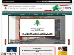 Sites similar to lebanonembassy.ca
