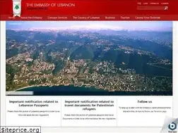 Sites similar to lebanonembassyus.org
