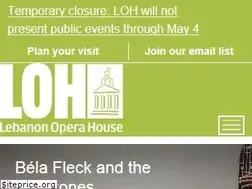 Sites similar to lebanonoperahouse.org