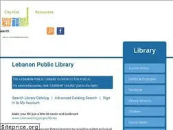 Sites similar to lebanonpubliclibrary.com