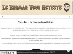 Sites similar to lebarmanvousdeteste.fr