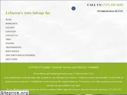 Sites similar to lebarronsautosalvageinc.com
