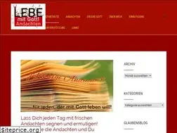 Sites similar to lebemitgott.de