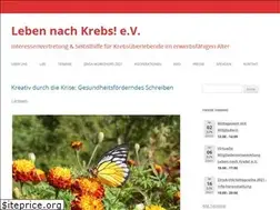 Sites similar to leben-nach-krebs.de