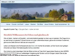 Sites similar to leben-und-glauben.de